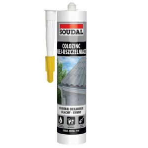 SOUDAL KLEJ DO BLACH COLOZINC 290ML SZARY
